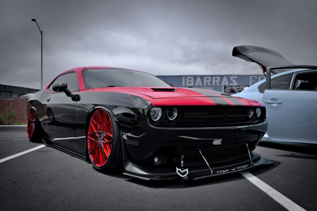 black and red bmw m 3